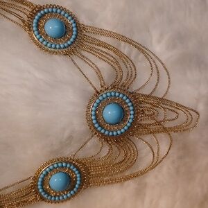 Sleeping Beauty turquoise color necklace